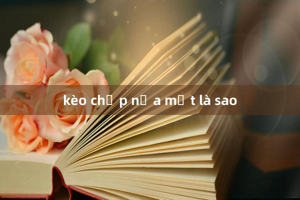 kèo chấp nửa một là sao