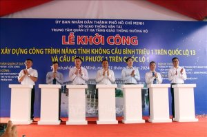 TP Hồ Chí Minh nâng tĩnh không hai cầu trên Quốc lộ 1 và Quốc lộ 13