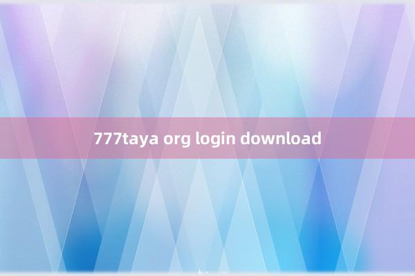 777taya org login download